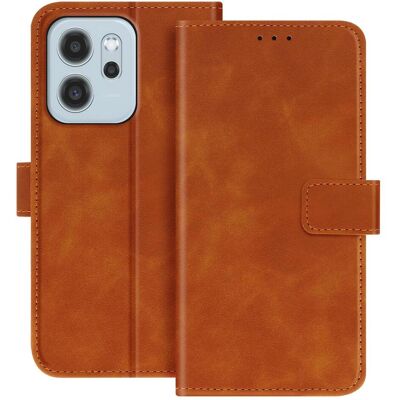 OEM Back panel cover TENDER Book Case for OPPO RENO 14 / 14F brown (Oppo Reno14, Oppo Reno14 F), Smartphone Hülle, Braun OEM Back panel cover TENDER Book Case for OPPO RENO 14 / 14F brown (Oppo Reno14, Oppo Reno14 F), Smartphone Hülle, Braun