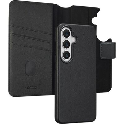 Accezz Leder-Bücherregal 2-in-1 (Samsung Galaxy S26), Smartphone Hülle, Schwarz Accezz Leder-Bücherregal 2-in-1 (Samsung Galaxy S26), Smartphone Hülle, Schwarz