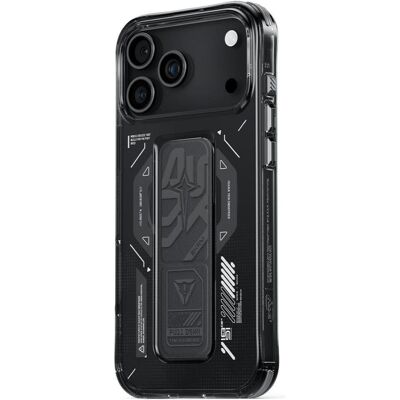Skinarma Helio Case for iPhone 17 Pro Max Magnetic Charging + Grip Stand Graphite (Apple iPhone 17 Pro Max), Smartphone Hülle, Grau Skinarma Helio Case for iPhone 17 Pro Max Magnetic Charging + Grip Stand Graphite (Apple iPhone 17 Pro Max), Smartphone Hülle, Grau