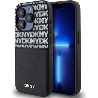 DKNY iPhone 15 Pro Schwarz Kartenhülle DKNY iPhone 15 Pro Schwarz Kartenhülle