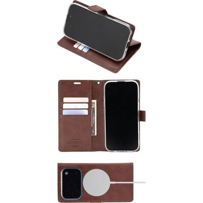 Mercury Etui BlueMoon Diary MagSafe do iPhone 17 Pro / 18 Pro brązowy (Apple iPhone 17 Pro), Smartphone Hülle, Braun Mercury Etui BlueMoon Diary MagSafe do iPhone 17 Pro / 18 Pro brązowy (Apple iPhone 17 Pro), Smartphone Hülle, Braun