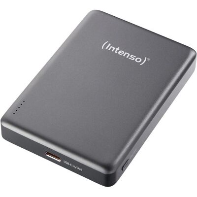 Intenso Power bank POWER BANK USB 10000MAH MAG/GREY 7344034 (10000 mAh, 20 W), Powerbank, Grau Intenso Power bank POWER BANK USB 10000MAH MAG/GREY 7344034 (10000 mAh, 20 W), Powerbank, Grau