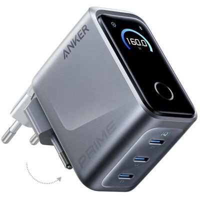 Anker Prime Ladegerät - 160W - 3 Ports - Kabelloses Laden Anker Prime Ladegerät - 160W - 3 Ports - Kabelloses Laden