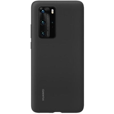 Huawei P40 Pro Silikonhülle - Schwarz Huawei P40 Pro Silikonhülle - Schwarz