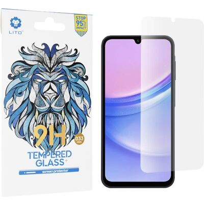 Lito - 2.5D Classic Glass - Samsung Galaxy A15 4G / A15 5G / M15 - Clear (Samsung Galaxy A15 5G, Samsung Galaxy M15), Smartphone Schutzfolie, Transparent Lito - 2.5D Classic Glass - Samsung Galaxy A15 4G / A15 5G / M15 - Clear (Samsung Galaxy A15 5G, Samsung Galaxy M15), Smartphone Schutzfolie, Transparent