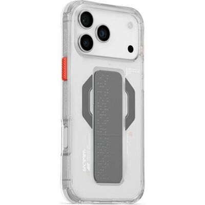 Skinarma Haxa Case for iPhone 17 Pro Max Magnetic Charging + Grip Stand Transparent (Apple iPhone 17 Pro Max), Smartphone Hülle, Transparent Skinarma Haxa Case for iPhone 17 Pro Max Magnetic Charging + Grip Stand Transparent (Apple iPhone 17 Pro Max), Smartphone Hülle, Transparent