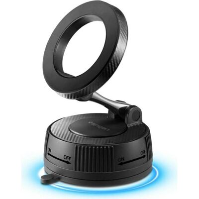 Spigen Mft36 Vacuumlock Magnetische Magsafe Autohalterung Für Das Armaturenbrett Schwarz, Smartphone Halterung, Schwarz Spigen Mft36 Vacuumlock Magnetische Magsafe Autohalterung Für Das Armaturenbrett Schwarz, Smartphone Halterung, Schwarz