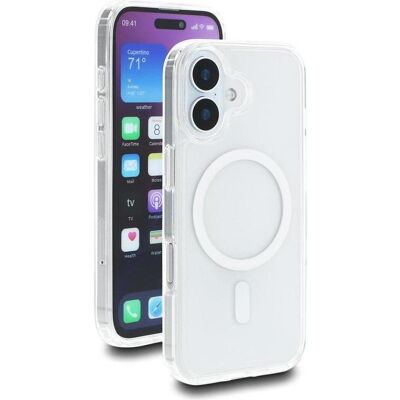 Delock Schutzhülle für iPhone 17 kompatibel mit MagSafe transparent-weiß (Apple iPhone 17), Smartphone Hülle, Transparent Delock Schutzhülle für iPhone 17 kompatibel mit MagSafe transparent-weiß (Apple iPhone 17), Smartphone Hülle, Transparent