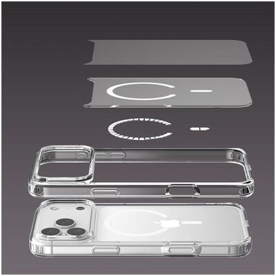 Devia Crystal Shockproof průhledný / Kryt / Apple iPhone 18 Pro Max / MagSafe (Apple iPhone 18 Pro Max), Smartphone Hülle, Transparent Devia Crystal Shockproof průhledný / Kryt / Apple iPhone 18 Pro Max / MagSafe (Apple iPhone 18 Pro Max), Smartphone Hülle, Transparent