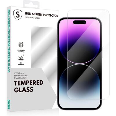 SiGN Screen Protector Tempered Glass for iPhone 14 Pro Max (Apple iPhone 14 Pro Max), Smartphone Schutzfolie SiGN Screen Protector Tempered Glass for iPhone 14 Pro Max (Apple iPhone 14 Pro Max), Smartphone Schutzfolie