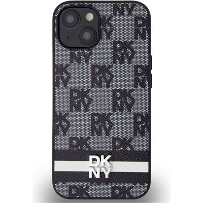 DKNY iPhone 14 Hülle - Leder Karo & Streifen DKNY iPhone 14 Hülle - Leder Karo & Streifen