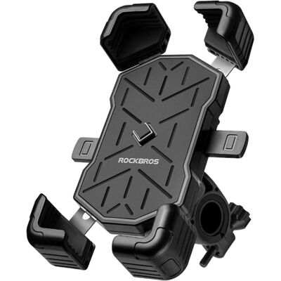 Rockbros 25210030001 phone holder for handlebar bike - black, Smartphone Halterung, Schwarz Rockbros 25210030001 phone holder for handlebar bike - black, Smartphone Halterung, Schwarz