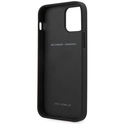 Acer Ferrari Hard Cover Off Track Quilted (Apple iPhone 12, Apple iPhone 12 Pro), Smartphone Hülle, Schwarz Acer Ferrari Hard Cover Off Track Quilted (Apple iPhone 12, Apple iPhone 12 Pro), Smartphone Hülle, Schwarz