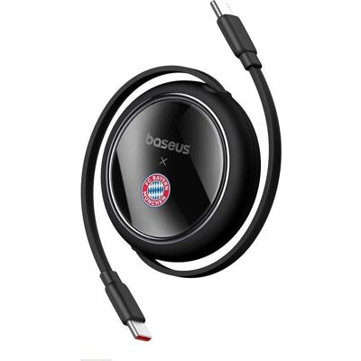 Baseus USB-C to USB-C 100W Charging Cable (Black) Bayern Edition (1 m, USB 3.2 Gen 1, 100 W), USB Kabel Baseus USB-C to USB-C 100W Charging Cable (Black) Bayern Edition (1 m, USB 3.2 Gen 1, 100 W), USB Kabel