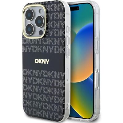DKNY iPhone 16 Pro MagSafe TPU Hülle - Schwarz - Smartphone Hülle DKNY iPhone 16 Pro MagSafe TPU Hülle - Schwarz - Smartphone Hülle