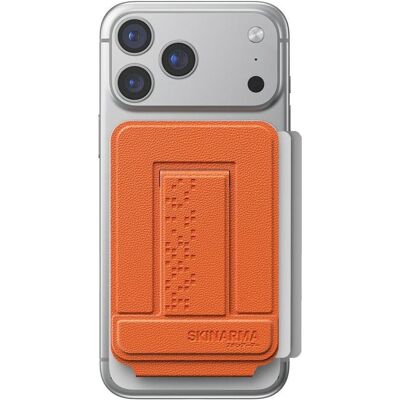 Skinarma Wallet Axis magnetic folding tripod orange (Apple iPhone X), Smartphone Hülle, Orange Skinarma Wallet Axis magnetic folding tripod orange (Apple iPhone X), Smartphone Hülle, Orange