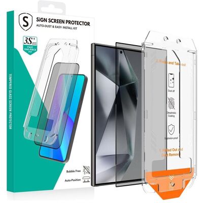 SiGN Privacy Screen Protector Samsung Galaxy S24 Ultra – EZ Apply applicator (Samsung Galaxy S24 Ultra), Smartphone Schutzfolie SiGN Privacy Screen Protector Samsung Galaxy S24 Ultra – EZ Apply applicator (Samsung Galaxy S24 Ultra), Smartphone Schutzfolie