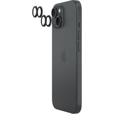 Belkin 1x2 Kameralinsenschutz TempGlass iPhone 15/15 Plus (2 Stk., Apple iPhone 15, Apple iPhone 15 Plus), Smartphone Schutzfolie, Transparent, Grau, Schwarz Belkin 1x2 Kameralinsenschutz TempGlass iPhone 15/15 Plus (2 Stk., Apple iPhone 15, Apple iPhone 15 Plus), Smartphone Schutzfolie, Transparent, Grau, Schwarz