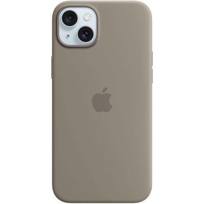 Silikon Case mit MagSafe (Apple iPhone 15 Plus), Smartphone Hülle, Braun Silikon Case mit MagSafe (Apple iPhone 15 Plus), Smartphone Hülle, Braun