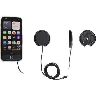 Brodit 217303 Magnetisches kabelloses Ladegerät (25 W), Wireless Charger, Schwarz Brodit 217303 Magnetisches kabelloses Ladegerät (25 W), Wireless Charger, Schwarz