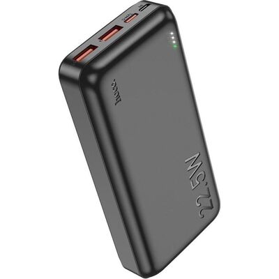 Hoco Externer Akku Power Bank J101A PD 20W+Quick Charge 3.0 22,5W 20000mAh schwarz (20000 mAh, 20 W), Powerbank, Schwarz Hoco Externer Akku Power Bank J101A PD 20W+Quick Charge 3.0 22,5W 20000mAh schwarz (20000 mAh, 20 W), Powerbank, Schwarz