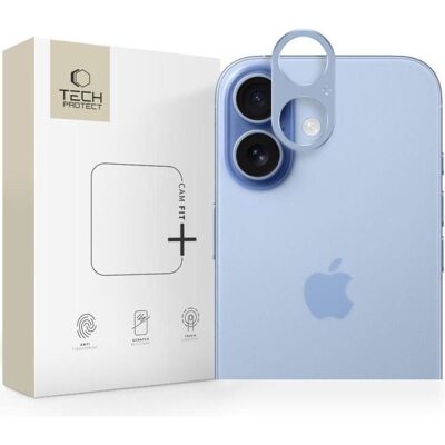 Tech-Protect Camalloy Fit+ Kameraschutz Für Iphone 17 Nebelblau (1 Stk., Apple iPhone 17), Smartphone Schutzfolie, Blau Tech-Protect Camalloy Fit+ Kameraschutz Für Iphone 17 Nebelblau (1 Stk., Apple iPhone 17), Smartphone Schutzfolie, Blau