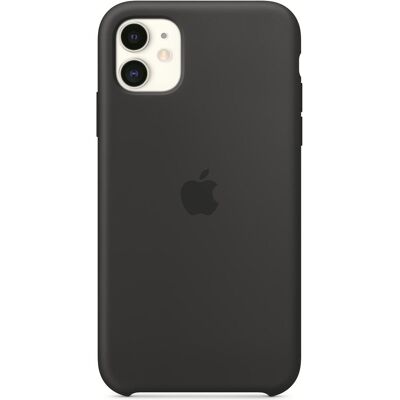 Apple iPhone 11 Silikon Hülle - Schwarz - Neu Apple iPhone 11 Silikon Hülle - Schwarz - Neu