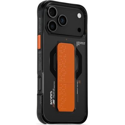 Skinarma Haxa Case for iPhone 17 Pro Max Magnetic Charging + Grip Stand Graphite (Apple iPhone 17 Pro Max), Smartphone Hülle, Grau Skinarma Haxa Case for iPhone 17 Pro Max Magnetic Charging + Grip Stand Graphite (Apple iPhone 17 Pro Max), Smartphone Hülle, Grau