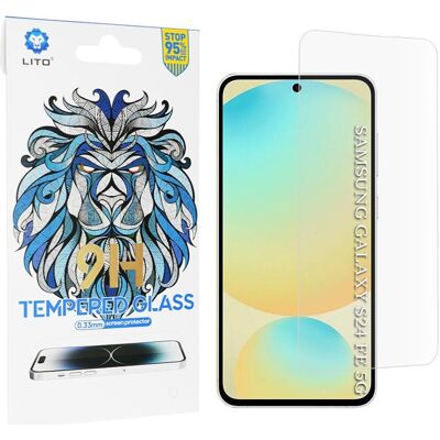 Lito - 2.5D Classic Glass Ultra Thin - Samsung Galaxy S24 FE - Clear (Samsung Galaxy S24 FE), Smartphone Schutzfolie, Transparent Lito - 2.5D Classic Glass Ultra Thin - Samsung Galaxy S24 FE - Clear (Samsung Galaxy S24 FE), Smartphone Schutzfolie, Transparent