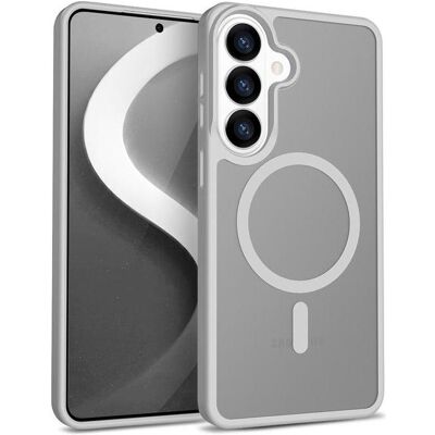 Crong Hybrid Matte Magnetic - MagSafe Case for Samsung Galaxy S26 (Gray) (Samsung Galaxy S26), Smartphone Hülle, Grau Crong Hybrid Matte Magnetic - MagSafe Case for Samsung Galaxy S26 (Gray) (Samsung Galaxy S26), Smartphone Hülle, Grau