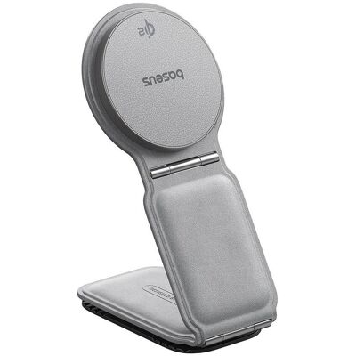 Baseus PrimeTrip C02 Magnetische Autohalterung mit kabellosem Laden grau, Smartphone Halterung, Grau Baseus PrimeTrip C02 Magnetische Autohalterung mit kabellosem Laden grau, Smartphone Halterung, Grau
