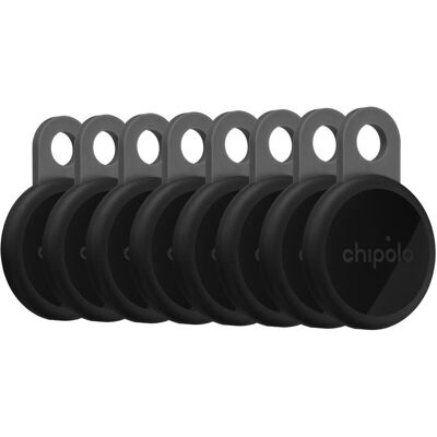 Chipolo LOOP Schwarz 8-Pack (Apple Find My, Google Find Hub), Tracker, Schwarz Chipolo LOOP Schwarz 8-Pack (Apple Find My, Google Find Hub), Tracker, Schwarz