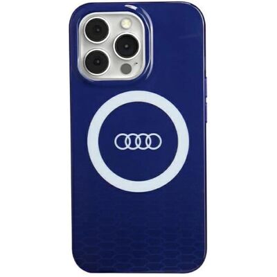 Audi IML Big Logo MagSafe Case iPhone 13 Pro / 13 6.1" niebieski/navy blue hardcase AU-IMLMIP13P-Q5/ (Apple iPhone 13 Pro), Smartphone Hülle, Blau Audi IML Big Logo MagSafe Case iPhone 13 Pro / 13 6.1" niebieski/navy blue hardcase AU-IMLMIP13P-Q5/ (Apple iPhone 13 Pro), Smartphone Hülle, Blau