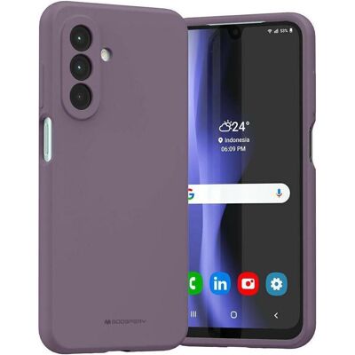 Mercury Etui Silicone Sam A26 fioletowy/purple (Samsung Galaxy A26), Smartphone Hülle, Violett, Pink Mercury Etui Silicone Sam A26 fioletowy/purple (Samsung Galaxy A26), Smartphone Hülle, Violett, Pink