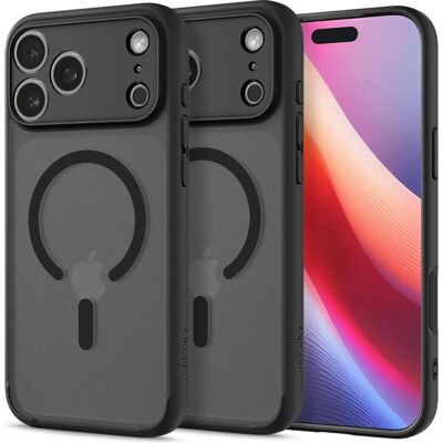 Spigen Ultra Hybrid (Apple iPhone 17 Pro), Smartphone Hülle, Transparent, Schwarz Spigen Ultra Hybrid (Apple iPhone 17 Pro), Smartphone Hülle, Transparent, Schwarz