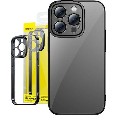 Baseus Glitter Series Magnetic Case iP14 (Apple iPhone 14 Pro Max), Smartphone Hülle, Transparent, Schwarz Baseus Glitter Series Magnetic Case iP14 (Apple iPhone 14 Pro Max), Smartphone Hülle, Transparent, Schwarz