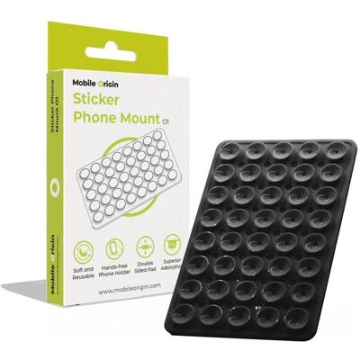 Mobile Origin Sticker Phone Mount O1 black, Smartphone Halterung, Schwarz Mobile Origin Sticker Phone Mount O1 black, Smartphone Halterung, Schwarz