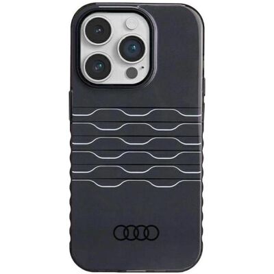 Audi IML MagSafe Case iPhone 14 Pro 6.1" czarny/black hardcase AU-IMLMIP14P-A6/D3-BK (Apple iPhone 14 Pro), Smartphone Hülle, Schwarz Audi IML MagSafe Case iPhone 14 Pro 6.1" czarny/black hardcase AU-IMLMIP14P-A6/D3-BK (Apple iPhone 14 Pro), Smartphone Hülle, Schwarz