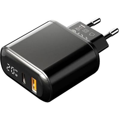 Mcdodo Wall charger CH-7170 PD 20W 2xUSB + USB-C (black) (20 W, 1 Port), USB Ladegerät, Schwarz Mcdodo Wall charger CH-7170 PD 20W 2xUSB + USB-C (black) (20 W, 1 Port), USB Ladegerät, Schwarz