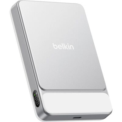 Belkin Ultrachrg Pro Slim Magn Pwrbank (10000 mAh, 30 W), Powerbank, Silber, Weiss Belkin Ultrachrg Pro Slim Magn Pwrbank (10000 mAh, 30 W), Powerbank, Silber, Weiss