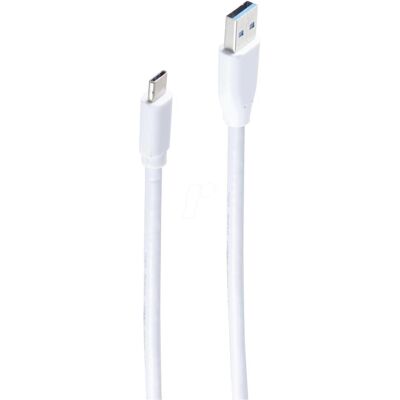 Shiverpeaks BS13-31045 USB Kabel - 3m - USB A auf USB C - Schwarz Shiverpeaks BS13-31045 USB Kabel - 3m - USB A auf USB C - Schwarz