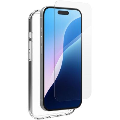 Zagg If Defence Bndl Glass/Clear Case Apple Ip16 Intl (1 Stk., Apple iPhone 16), Smartphone Schutzfolie, Transparent Zagg If Defence Bndl Glass/Clear Case Apple Ip16 Intl (1 Stk., Apple iPhone 16), Smartphone Schutzfolie, Transparent