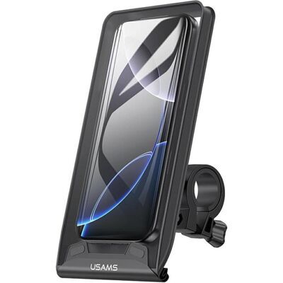 Usams ZJ083 Waterproof Cycling Phone Holder, Smartphone Halterung, Schwarz Usams ZJ083 Waterproof Cycling Phone Holder, Smartphone Halterung, Schwarz