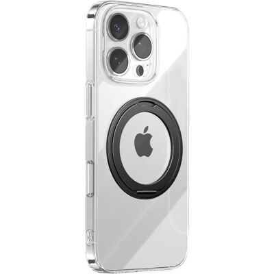Joyroom JR-16JL8 Ultra-Thin Magnetic Phone Case with 360° Rotatable Ring Stand for iP 16 Pro Max - Black (Apple iPhone 16 Pro Max), Smartphone Hülle, Schwarz Joyroom JR-16JL8 Ultra-Thin Magnetic Phone Case with 360° Rotatable Ring Stand for iP 16 Pro Max - Black (Apple iPhone 16 Pro Max), Smartphone Hülle, Schwarz