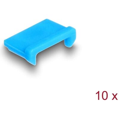 Delock 10 Port Blocker für Micro USB Buchse, Notebook Security, Blau Delock 10 Port Blocker für Micro USB Buchse, Notebook Security, Blau