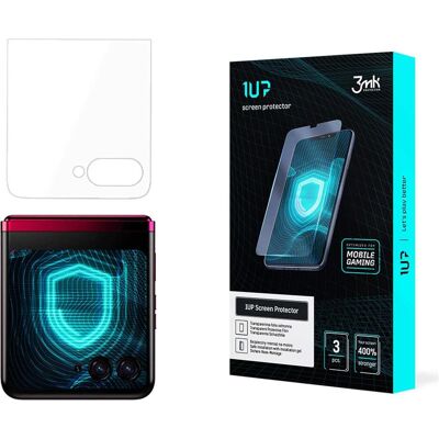 3MK Schutzfolie 1UP für Gamer für Motorola Razr 40 Ultra (Front) (3 Stk., Motorola Razr 40 Ultra), Smartphone Schutzfolie, Transparent 3MK Schutzfolie 1UP für Gamer für Motorola Razr 40 Ultra (Front) (3 Stk., Motorola Razr 40 Ultra), Smartphone Schutzfolie, Transparent