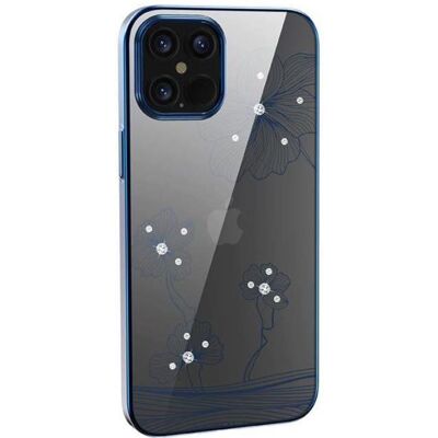 Devia Crystal Flora case iPhone 12 mini blue (Apple iPhone 12 mini), Smartphone Hülle, Blau Devia Crystal Flora case iPhone 12 mini blue (Apple iPhone 12 mini), Smartphone Hülle, Blau