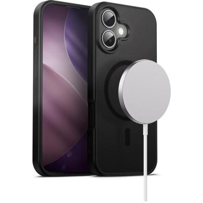 Crong Hybrid Frost MAG Cover (Apple iPhone 17), Smartphone Hülle, Transparent, Schwarz Crong Hybrid Frost MAG Cover (Apple iPhone 17), Smartphone Hülle, Transparent, Schwarz