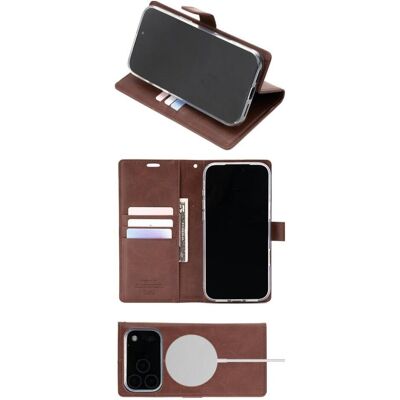 Mercury Etui BlueMoon Diary MagSafe do iPhone 17 Pro Max / 18 Pro Max brązowy (Apple iPhone 17 Pro Max), Smartphone Hülle, Braun Mercury Etui BlueMoon Diary MagSafe do iPhone 17 Pro Max / 18 Pro Max brązowy (Apple iPhone 17 Pro Max), Smartphone Hülle, Braun