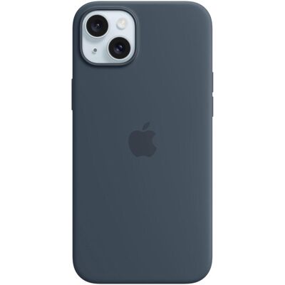 Silikon Case mit MagSafe (Apple iPhone 15 Plus), Smartphone Hülle, Blau Silikon Case mit MagSafe (Apple iPhone 15 Plus), Smartphone Hülle, Blau